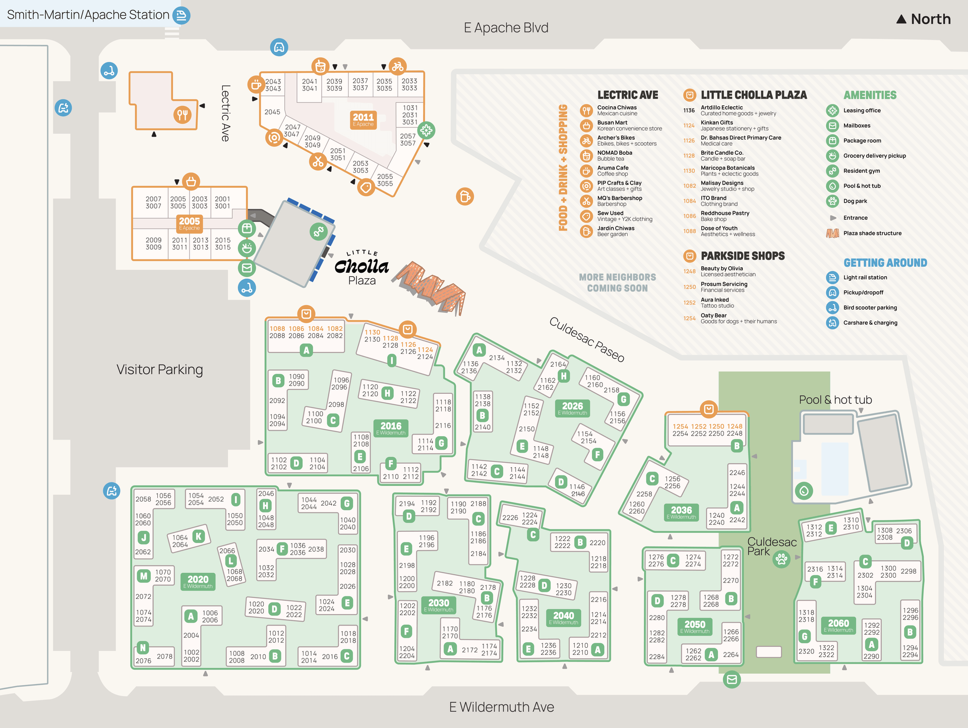 Tempe site plan